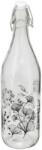 Secret De Gourmet Sticla Limonada, floral, 1 litru, 8.7 x H. 31.7 cm Pahar