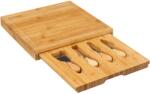 Secret De Gourmet Set servire branzeturi Andrieu, bambus, 30 x 30 cm