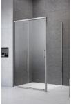 Radaway Cabina dus dreptunghiulara cu usa glisanta Radaway Premium Pro KDJ 100x80 cm, profil crom (1015100-01-01L/1016080-01-01)