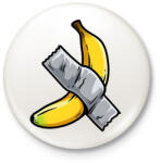 printfashion Banán művészet - Kitűző, hűtőmágnes - Fehér (17521244)