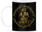 printfashion Egy apa mind fölött - Bögre - Fekete (17504282)