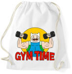 printfashion Gym Time - Sportzsák, Tornazsák - Fehér (17495036)