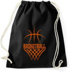 printfashion BASKETBALL - Sportzsák, Tornazsák - Fekete (17490087)