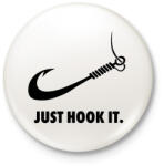 printfashion Just hook it - Kitűző, hűtőmágnes - Fehér (17513696)