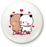 printfashion dudu&bubu - Kitűző, hűtőmágnes - Fehér (17523944)