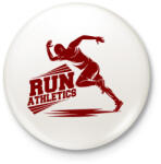 printfashion Futás - Kitűző, hűtőmágnes - Fehér (17530694)