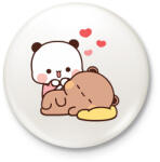 printfashion bubuanddudu - Kitűző, hűtőmágnes - Fehér (17527054)