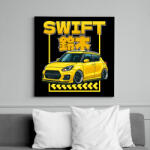 printfashion Suzuki swift - Vászonkép - Fekete (17518555)