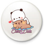 printfashion Dudu and Bubu - Kitűző, hűtőmágnes - Fehér (17523494)