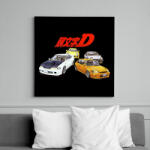 printfashion Initial D - Vászonkép - Fekete (17410893)