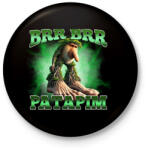 printfashion Brr brr patapim - Kitűző, hűtőmágnes - Fekete (17440331)