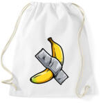 printfashion Banán művészet - Sportzsák, Tornazsák - Fehér (17520938)
