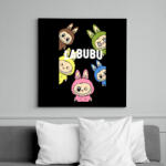 printfashion Labubu - Vászonkép - Fekete (17528905)
