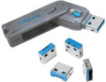 LogiLink USB-A port blokkoló 1x kulcs és 4x zár