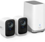 Anker eufyCam 3C S300 biztonsági kamera rendszer, 4K Ultra HD, 8, 3 MP, BionicMind, Éjjellátó, Homebase 3 + 2 eufyCam 3C kamera (T8881321)