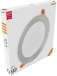 Avide Led Beépíthető Kerek Mennyezeti Lámpa Alu Szatén Nikkel 24W Nw 4000K (ACRPNW-R-24W-ALU-SN)