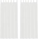 vidaXL 2 db fehér fátyolfüggönyök hurokkal 140x245 cm 4102334 (4102334)