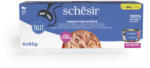 Schesir 6x85g Schesir Complete Nutrition Filet tonhal & fehér hal hallében nedves macskatáp