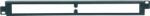 Proel RK1PX Rack panel 1U plexi ablakkal, fekete, fém (RK1PX)