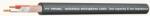 Proel HPC210HF Mikrofonkábel(2 x 0, 25 mm2), fonott árnyékolás, fekete, PVC ? 6, 30 mm (100m-es bund) (HPC210HF)