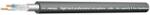 Proel HPC250 Mikrofonkábel(2 x 0, 22 mm2), magas minõség, fekete, PVC ? 6, 50 mm (100m-es bund) (HPC250)