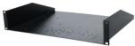 Proel ADRK2AZ Rack polc, 2U fekete, fém, mé: 371 mm, vastagság: 1, 5 mm (ADRK2AZ)