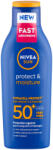 Nivea Sun Protect & Moisture naptej SPF50 200ml