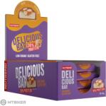 Nutrend DELICIOUS BAR 30% fehérjetartalmú szelet, 28x50 g, mogyoróvaj+karamell