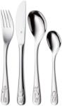 WMF Set tacamuri pentru copii WMF Safari 4 piese, tacamuri din otel inoxidabil pentru copii, tacamuri pentru copii de la 3 ani, Cromargan lustruit, se poate spala in masina de spalat vase, Safari pentru c Tacam