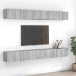 vidaXL 8 db szürke sonoma színű szerelt fa TV-szekrény 60 x 30 x 30 cm (VD3120309)