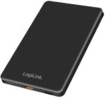 LogiLink Mágneses Power Bank, 5000 MAh, USB-C, PD 15 W, Fekete