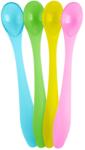 Kikkaboo Комплект лъжици за хранене Kikkaboo - Rainbow, 4 броя (31302040164) - kindermarket