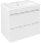 SAPHO EZARA 58 cm keskeny mosdótartó szekrény, fényes fehér EZ592-3030 (EZ592-3030)