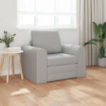 vidaXL Padlós Sofa Ágy 2 az 1-ben Felhőszürke 98x71x83 cm Textil (VD4106664)