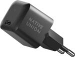 Native Union USB-C GaN PD Hálózati Gyorstöltő Adapter 30W - Fekete (FAST-PD30-2-BLK-EU) (FAST-PD30-2-BLK-EU)