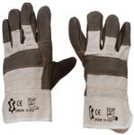 Vetro Design Manusi de Protectie din Piele de Bovina cu Manseta Textila, Antialunecare, Maro (VTR-0329)