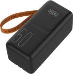 Tracer Vouge 5, 20W, 50000 mAh 1x USB Type-C 4 x USB Type-A fekete hordozható power bank (TRABAT47370) (TRABAT47370)