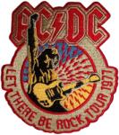 AC/DC Let There Be Rock Tour 1977 Vasalható tapasz (ACDCPAT27)
