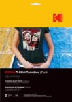 Kodak pólóra vasalható hőtranszfer fotópapírpapír, sötét színű pólókhoz, A4, 5db (KO-3510553)