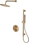 Cersanit Zen zuhany készlet beépített termosztáttal trópusi zuhany opcióval réz S952-050 (S952050)