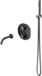 Cersanit Zen zuhany készlet beépített termosztáttal fekete-grafit S952-055 (S952055)