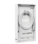 Ttec Data кабел ttec USB-C - USB-C 60W PD/QC Fast Charging/Data Cable - 120cm - Бял