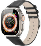 Dux Ducis YS Apple Watch 38/40/41mm bőr szíj, fekete - speedshop