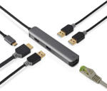 Nedis USB-C Dokkoló - 3x USB - HDMI - RJ45 - 5 Gbps (CCBW64210AT02)