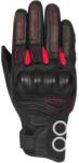 Bering Mănuși Moto Damă din Piele & Textil BERING LADY PITTS · Negru / Roșu