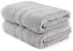 Hobby Home® Set 2 prosoape bambus si bumbac 75x150cm, Hobby Home, Ayliz Gri deschis Prosop