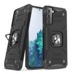 Mgramcases Ring Armor műanyag tok Samsung Galaxy S22 Plus, fekete