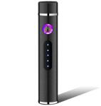 HARAHU RO-25704 elektromos öngyújtó USB töltéssel - Fekete KP25704