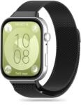  Okosóra Szíj Heyband Milanese Huawei Watch Fit 3 / 4 / 4 Pro Black