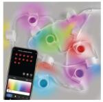 EMOS GoSmart LED reflektor - 255 cm-es lánc, 12 rész, 7 W, RGBIC+CCT, dimmelhető, WiFi (ZIW15CR)